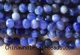 CTG778 15.5 inches 2mm faceted round tiny sodalite beads wholesale