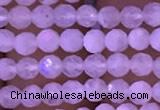 CTG831 15.5 inches 3mm faceted round tiny white moonstone beads