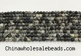 CTJ410 15.5 inches 4mm round black water jasper gemstone beads wholesale