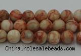 CTJ700 15.5 inches 4mm round red net jasper beads wholesale