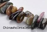 CTO04 15.5 inches 5*13mm freeform natural tourmaline chips beads