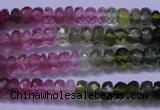 CTO303 15.5 inches 2.5*4mm faceted rondelle tourmaline beads