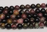 CTO356 15.5 inches 6mm round natural tourmaline gemstone beads