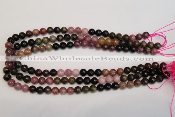 CTO366 15.5 inches 9mm round natural tourmaline gemstone beads