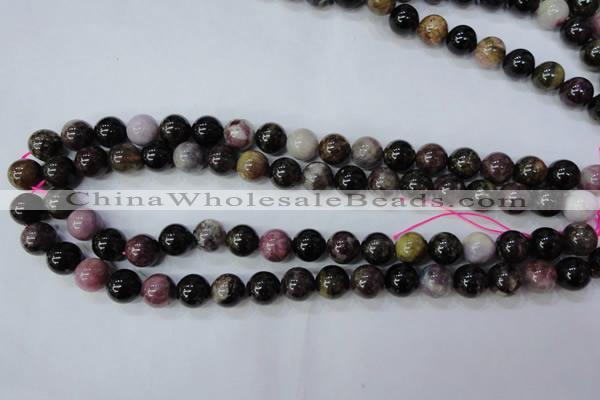 CTO456 15.5 inches 11mm round natural tourmaline gemstone beads