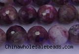 CTO614 15.5 inches 9mm faceted round tourmaline gemstone beads