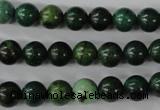 CTP202 15.5 inches 8mm round yellow pine turquoise beads wholesale