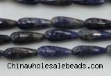 CTR04 15.5 inches 6*16mm faceted teardrop sodalite gemstone beads