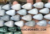 CTR355 15.5 inches 15*22mm faceted teardrop aquamarine beads