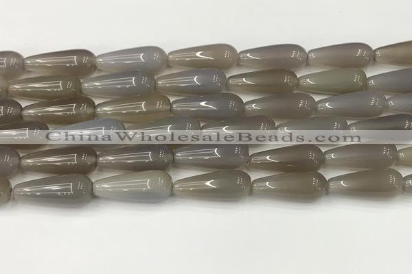 CTR400 15.5 inches 8*20mm teardrop agate beads wholesale