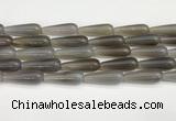 CTR410 15.5 inches 10*30mm teardrop agate beads wholesale