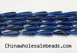 CTR428 15.5 inches 10*30mm teardrop agate beads wholesale