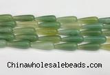 CTR431 15.5 inches 10*30mm teardrop agate beads wholesale