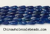 CTR442 15.5 inches 8*20mm faceted teardrop agate beads wholesale