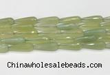 CTR459 15.5 inches 10*30mm faceted teardrop agate beads wholesale