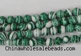 CTU1126 15.5 inches 6mm round synthetic turquoise beads wholesale