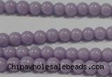 CTU1400 15.5 inches 3mm round synthetic turquoise beads