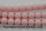CTU1503 15.5 inches 8mm round synthetic turquoise beads