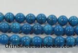 CTU1622 15.5 inches 8mm round synthetic turquoise beads