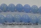 CTU1734 15.5 inches 10mm round synthetic turquoise beads