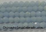 CTU1741 15.5 inches 4mm faceted round synthetic turquoise beads