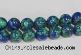 CTU1813 15.5 inches 8mm round synthetic turquoise beads