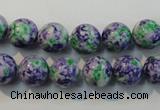 CTU2153 15.5 inches 10mm round synthetic turquoise beads