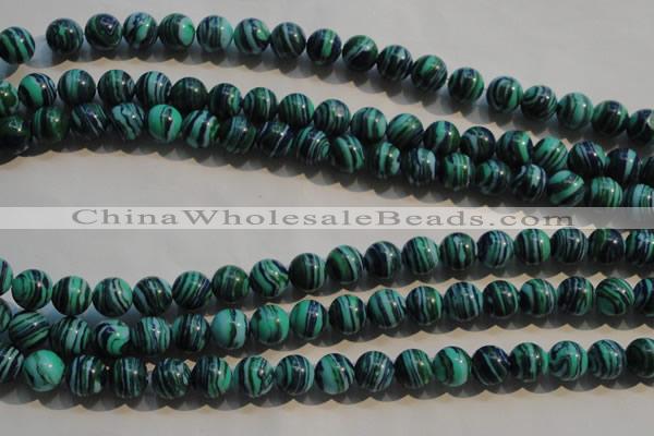 CTU2406 15.5 inches 12mm round synthetic turquoise beads