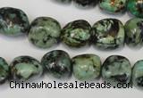 CTU2472 15.5 inches 12*13mm nuggets African turquoise beads wholesale