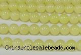 CTU2515 15.5 inches 4mm round synthetic turquoise beads