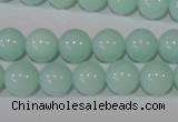 CTU2566 15.5 inches 10mm round synthetic turquoise beads