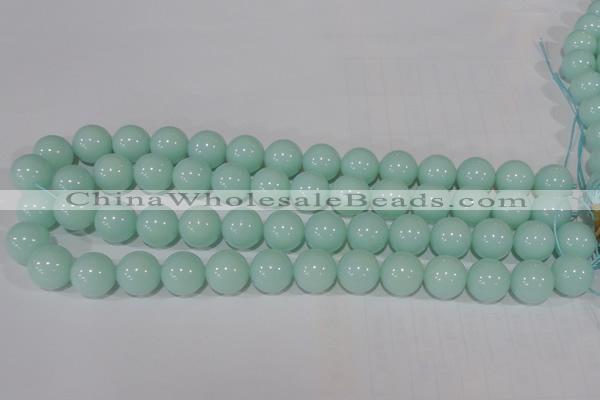 CTU2568 15.5 inches 14mm round synthetic turquoise beads