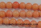 CTU2632 15.5 inches 6mm round synthetic turquoise beads