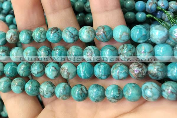 CTU3013 15.5 inches 10mm round South African turquoise beads
