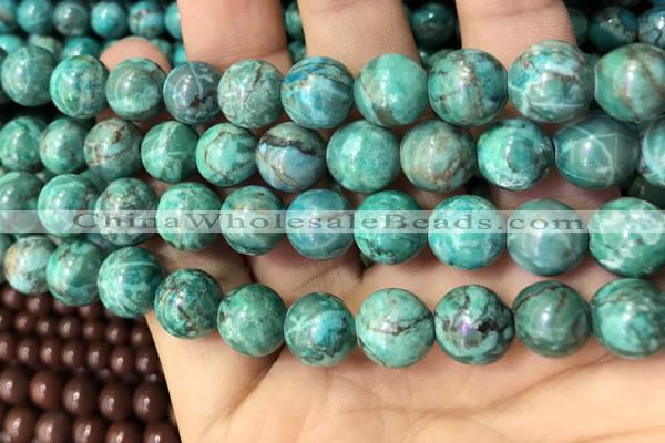 CTU3014 15.5 inches 12mm round South African turquoise beads