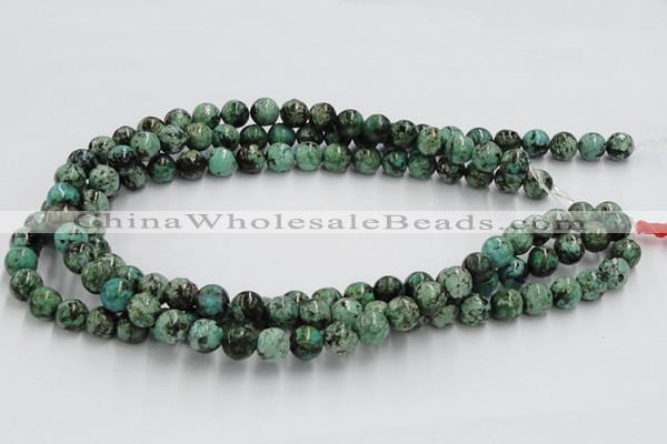 CTU400 15.5 inches 10mm round African turquoise beads wholesale