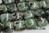 CTU411 15.5 inches 12*12mm square African turquoise beads wholesale