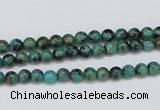 CTU425 15.5 inches 4mm round African turquoise beads wholesale