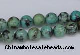 CTU427 15.5 inches 8mm round African turquoise beads wholesale