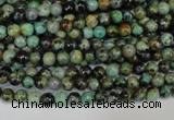 CTU480 15.5 inches 4mm round African turquoise beads wholesale
