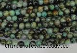 CTU480 15.5 inches 4mm round African turquoise beads wholesale