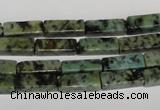 CTU487 15.5 inches 4*13mm cuboid African turquoise beads wholesale