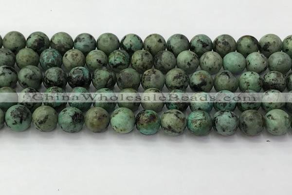 CTU577 15.5 inches 8mm round african turquoise beads wholesale