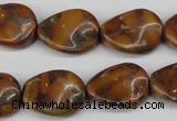 CTW75 15.5 inches 15*20mm twisted oval jasper gemstone beads