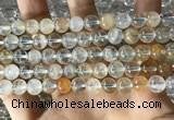 CTZ12 15.5 inches 8mm round natural topaz gemstone beads