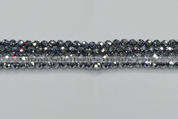 CTZ611 15.5 inches 6mm faceted round terahertz beads wholesale