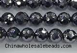 CTZ621 15.5 inches 6mm faceted round terahertz beads wholesale