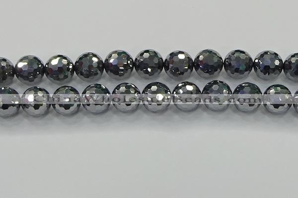 CTZ625 15.5 inches 14mm faceted round terahertz beads wholesale