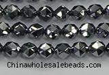 CTZ630 15.5 inches 4mm faceted nuggets terahertz beads wholesale