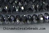 CTZ644 15.5 inches 4*6mm faceted rondelle terahertz beads wholesale